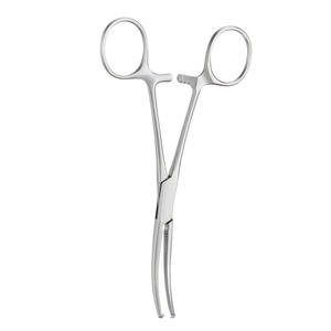 Curved Hemostatic Kocher Ochsner Forceps Manual High <b>Temperature</b> Sterilized Stainless Steel Surgical Precision <b>Instrument</b> for - Product Image 2