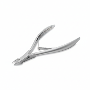 Pince à cuticules professionnelle en acier inoxydable |   Coupe-ongles à mâchoires pointues |   Outil de manucure et pédicure à ressort - Product Image 1