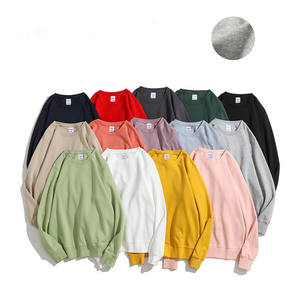 Fabricant 80% Coton 20% Polyester Sweat-shirt unisexe à col rond Pas cher Logo personnalisé French Terry Pull-over à capuche pour hommes - Product Image 2