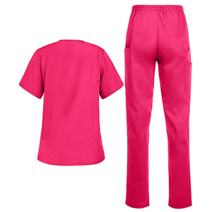 Médecin Infirmière Médicale Femmes Pharmacie Lab Scrubs Uniforme Scrub Top et Pant Sets Clinic Suits - Product Image 2