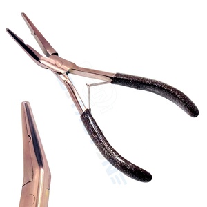 Pince à sertir professionnelle pour extensions de cheveux |   Pince à micro-anneaux pour extensions capillaires |   Outil pour extensions de cheveux en acier inoxydable - Product Image 4