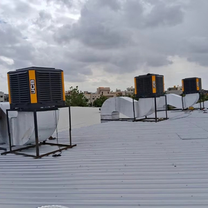 Refroidisseur évaporatif OEM JCB EAC 18J Système de refroidissement à air électrique monophasé avec moteur à induction pour un refroidissement industriel durable - Product Image 1