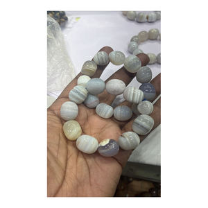 Pulsera DE PEPITA caída de ágata de encaje azul, cristal curativo Natural, joyería ortodoxa para mujer, regalo de vacaciones de aleación de Zinc hecho a mano - Product Image 2