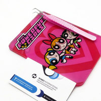 Plateaux de rangement pour extensions de cils avec logo personnalisé, en verre, forme sur mesure, kit d'outils Nomzi International High