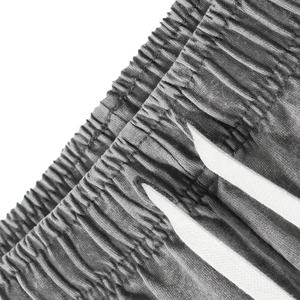 เซ็ตกางเกงขาสั้นผ้าเทอร์รี่สีทึบสำหรับผู้ชายใส่ในฤดูร้อนระบายอากาศได้ดีและทันสมัย2ชิ้นพร้อมพิมพ์โลโก้ตามสั่ง - Product Image 6