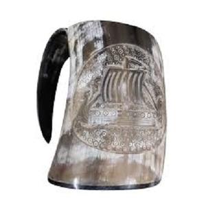 Alta demanda Cuerno vikingo Tankard Cuerno de búfalo Taza Cuerno Craft Mejor calidad Cuerno Drinkware Fabricante y mayorista de India - Product Image 5