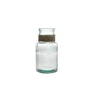 Vase de sol en verre et cristal au design moderne de 28 cm - Product Image 1