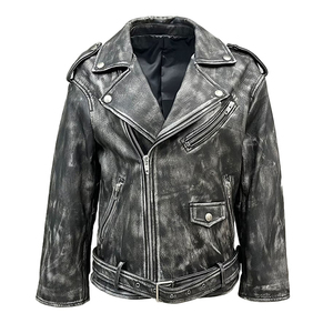 Chaqueta de cuero genuino marrón para mujer, abrigo de motocicleta personalizado de calidad, transpirable y a prueba de viento, el más popular para damas - Product Image 1