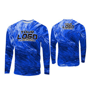 Séchage rapide Gym course pêche léger soleil chemises hommes éruption garde UPF 50 + chemise de Protection solaire à manches longues - Product Image 4