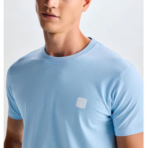 T-shirt à manches courtes ajusté pour homme en coton Supima 100% - Product Image 5