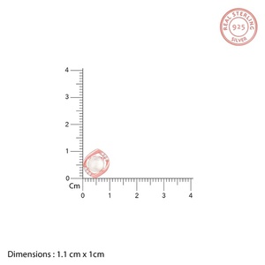 Boucles d'oreilles perlées en or rose - Product Image 2