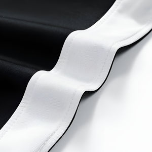 Survêtement d'été décontracté 2 pièces coupe-vent réversible imprimé pour homme avec fermeture à glissière complète - Product Image 3