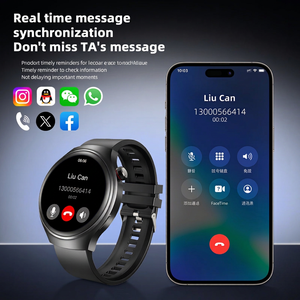 นาฬิกาอัจฉริยะ Sower หน้าจอ AMOLED ทรงกลม 1.5 นิ้ว บลูทูธ ระบบนำทาง GPS ชาร์จแม่เหล็ก อุปกรณ์สวมใส่ได้สำหรับทุกเพศ - Product Image 3