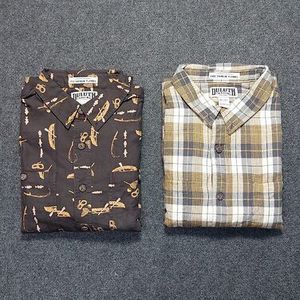 เสื้อเชิ้ตผ้าฝ้ายแขนยาวพิมพ์ลาย AOP สีผสม100% แบรนด์ที่ดีที่สุดออกแบบมาเฉพาะเหมาะสำหรับผู้ชายโดยตรง - Product Image 4