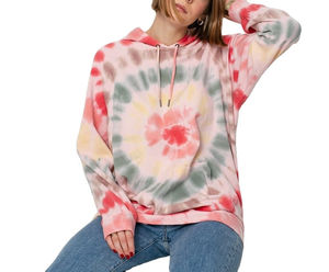 Sudaderas de Manga Larga con Cuello Redondo de Spandex para Mujer, Sudaderas Deportivas Informales con Capucha y Logotipo Frontal - Product Image 2