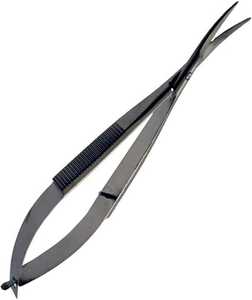 Tijeras manuales de acero inoxidable con muelle, cuchillas curvas afiladas y mango con resorte para uso quirúrgico, reutilizables - Product Image 5