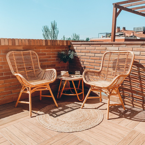 Vente en gros de chaise de salle à manger en rotin écologique chaise d'appoint vintage artisanale pour salle à manger meubles de maison du Vietnam - Product Image 6