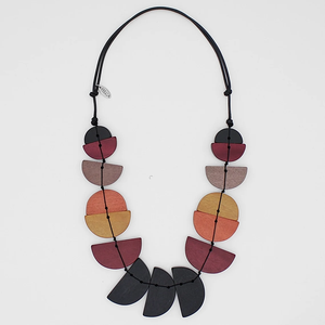 Collier en résine imprimé super personnalisé avec logo Dernières perles polies fabriquées à la main Meilleure qualité Bijoux pour femmes - Product Image 3