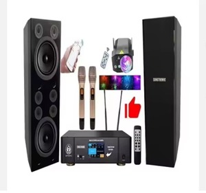 Juego completo de tocadiscos de equipo de DJ de alta fidelidad USB listo para enviar, mezclador de reproductor de CD para uso en mesa - Product Image 1