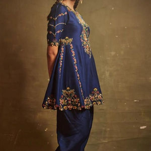 2024 nuevo hermoso vestido indio y paquistaní Resham bordado Kurta Salwar para bodas fiestas decoradas diamantes encaje lentejuelas - Product Image 1