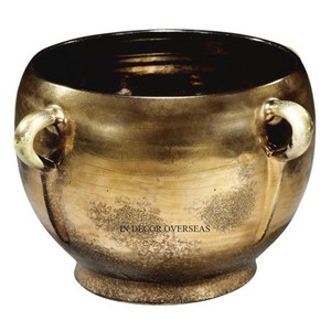 Baignoires à boisson de seau à vin et à glace de concepteur d'ananas en métal de qualité luxueuse plaquée or de haute qualité à un prix impressionnant - Product Image 2