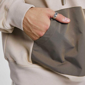 Sweats à capuche d'hiver 100% coton polaire uni de haute qualité doux respirant écologique de qualité supérieure taille décontractée pour l'extérieur. - Product Image 5