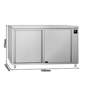 Armario térmico comercial ECO - 1400x700mm - con puertas de paso y correderas - digital - Product Image 2