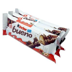 Barras Dobles de Chocolate Kinder Bueno, Barquillos Crujientes con Crema de Avellanas, Venta al por Mayor - Product Image 1