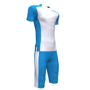Uniformes de fútbol americano con logotipo personalizado para hombre, conjunto de Jersey transpirable con pantalones cortos, ropa deportiva de equipo de secado rápido, novedad - Product Image 1