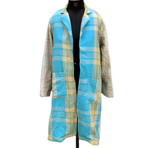 Kimono Kantha Vintage hecho a mano, bata de algodón orgánico, ropa de dormir de talla libre para mujer, para otoño, Primavera, noche, tejido, Verano - Product Image 1