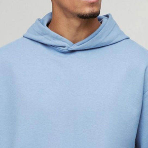 Sweat-shirts à épaules tombantes pour hommes 2026, coupe oversize, vente en gros, 100% coton molletonné, séchage rapide, sur mesure, avec poche, vêtements décontractés d'automne - Product Image 5