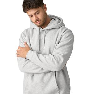 เสื้อสเวตเตอร์แบบสวมหัวมีฮู้ดสีเทามีฮู้ดสำหรับผู้ชายเสื้อสเวตเตอร์ผ้าฝ้ายเนื้อนุ่มบุด้านในสำหรับใช้งานกลางแจ้งและใช้ในชีวิตประจำวันดีไซน์ตามสั่ง - Product Image 2