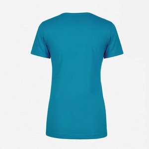 Camiseta de Manga Corta Ideal para Mujer Next Level NL1510, Camiseta Informal de Alta Calidad en Color Azul Claro con Logotipo, Ropa de Diseñador para Mujer - Product Image 4