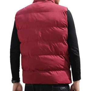 Unisex Casual Transpirable Softshell Chaleco Burbuja Puffer Chaqueta Deportiva Lona Mandarín A Prueba de Viento Con Capucha Sin Mangas para Exteriores - Product Image 6