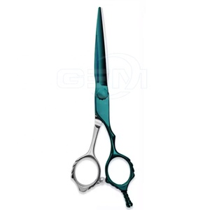 Tijeras de Pelo Profesionales Personalizadas con Logotipo, para Diestros, Ligeras, Duraderas, Reutilizables, de Mango Mediano, Afiladas, de Acero Inoxidable 440C - Product Image 2