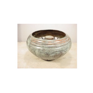 Bol de tuyau en métal fini rustique pour la maison jardin arrosage des plantes utilisation bol de tuyau de jardin en métal décoratif - Product Image 4