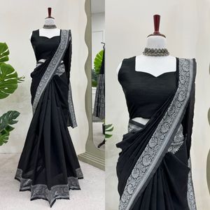 ELITE BRIDAL Ropa de boda india pakistaní Verano/Invierno Fancy Peso ligero Seda Tipo Sarees Samuthrika/Vasthra Kalas Estilo - Product Image 4