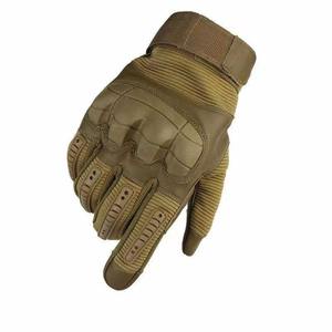 Gants tactiques à doigts longs, gants tactiques à doigts fendus avec élasticité du poignet réglable, résistance à l'usure et aux chocs - Product Image 4