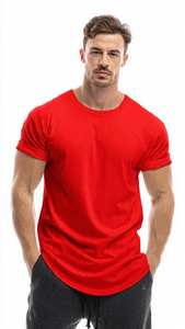 T-shirt de sport à épaules dénudées pour homme, manches courtes, t-shirt de musculation pour homme, 100% polyester coton, t-shirt de sport pour homme - Product Image 3