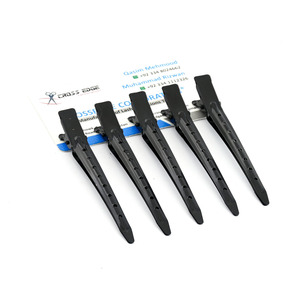 Vente chaude Métal Canard Bec Sectionnement Clips pour Coiffure Coiffure Inoxydable Antidérapant Salon Pinces À Cheveux Salon-Grade - Product Image 1