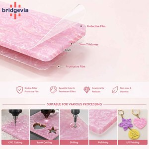 Custom Cast Pearl PMMA Acrylic <b>Sheet</b> for CO2 Laser Cutting Furniture Art Nameplate Decoration - Product Image 5