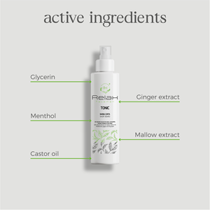 RELAXPERIENCE Hydrating Short Beard <b>Toner</b> 100ml Castor Oil Menthol Peppermint <b>Ginger</b> Boswellia Extract - Product Image 3