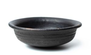 Wholesale <b>Set</b> of 3 Eco-Friendly Clay Black Skillets Unglazed Natural Earthenware Kitchen <b>Pans</b> with Induction Bottom - Product Image 4