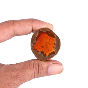 38X35mm โอปอลไฟเม็กซิกันธรรมชาติทรงกลมอัญมณีหลวม59.5Cts สำหรับทำสร้อยคอต่างหูแหวนจี้ - Product Image 2