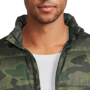 Chaleco acolchado transpirable de nailon y poliéster sin mangas con cuello levantado ligero personalizado, chaleco acolchado para hombre, chalecos acolchados de invierno - Product Image 4