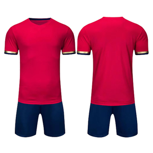 100% poliéster Francia camisetas de fútbol impresión por sublimación completa mejor diseño conjunto de uniforme de entrenamiento estilo con logotipo - Product Image 1