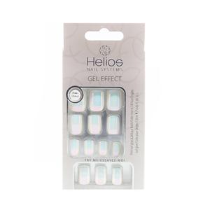 Light Blue Holed <b>Artificial</b> <b>Fingernails</b> - Product Image 1