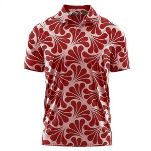 Polo de golf en spandex en polyester respirant imprimé Offres Spéciales pour hommes chemise à manches courtes polos de golf - Product Image 5