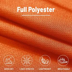 Pantalones de hombre y naranja negros al por mayor, pantalones de chándal sólidos de cintura media, pantalones de hombre informales con cremallera y múltiples bolsillos - Product Image 4