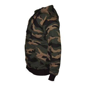 Sweat à capuche camouflage en gros pour hommes, pull à manches longues en coton et polyester, sweat à capuche camouflage surdimensionné pour garçons - Product Image 3